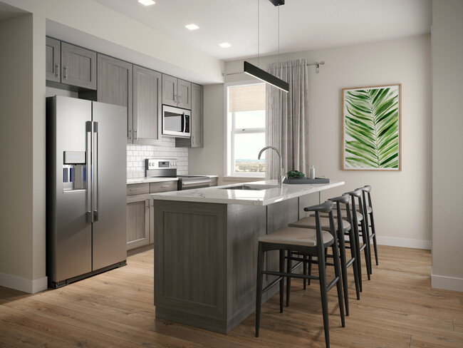 2 Bedroom Kitchen - The Cove at 47th