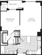 1 Bedroom- 724