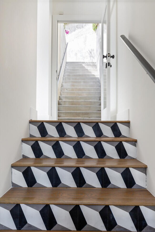 Stairs to main level - 473 Quail Dr