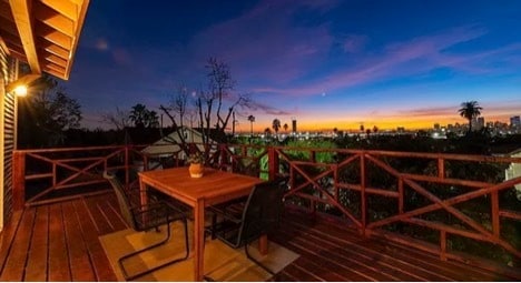 Private 212 sq. ft. deck with stunning views of downtown Los Angeles - 1334 Pennsylvania Ave (Los Angeles, CA)