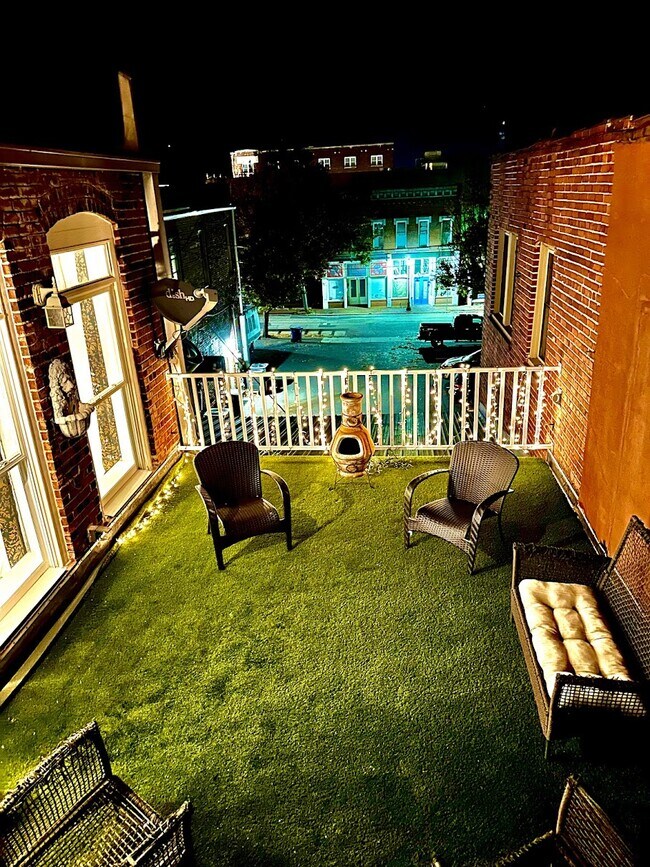 Your own private patio - 123 N Main St