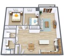 Willow Park - 2 Bedroom - Plan 21C