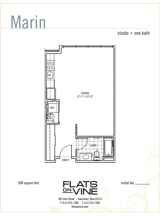 Flats On Vine Apartments Columbus, OH