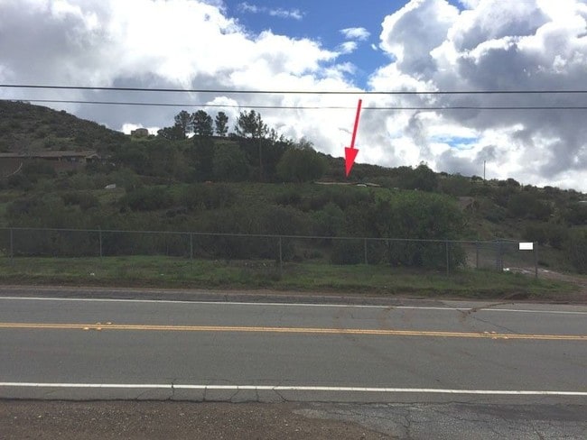 View of property from Main Street - 10160 Escondido Canyon Rd