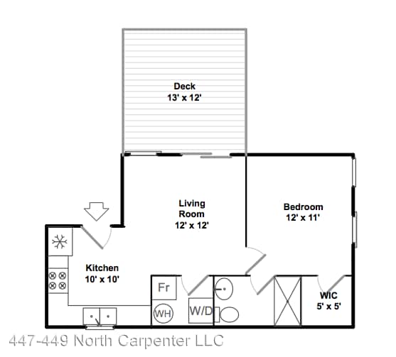 Building Photo - 447-449 N Carpenter St