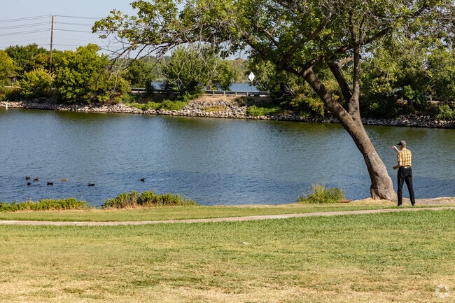 Head to the shores of Lake Ray Hubbard in Dalrock to feed the ducks.