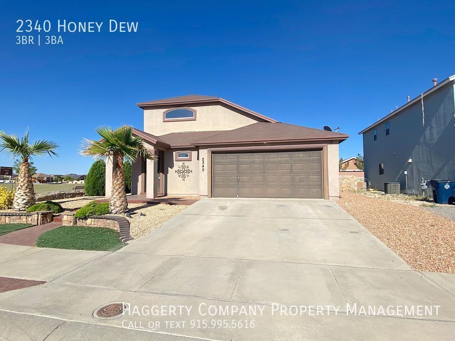 East El Paso 3 bed Refrig A/C Across from House for Rent in El