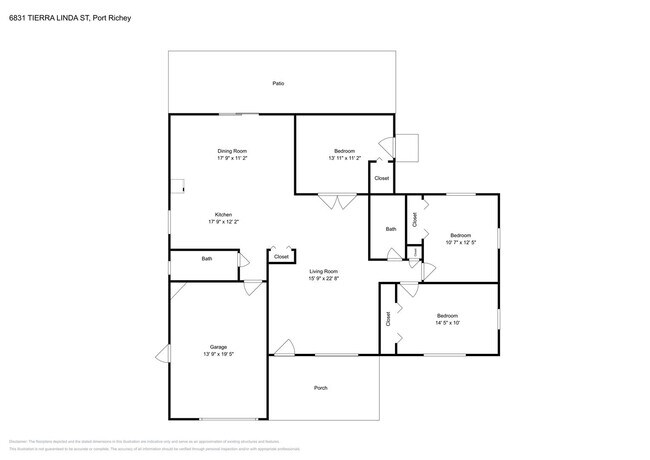 Foto del edificio - Charming 3-Bed, 2-Bath Home in Port Richey with Garage