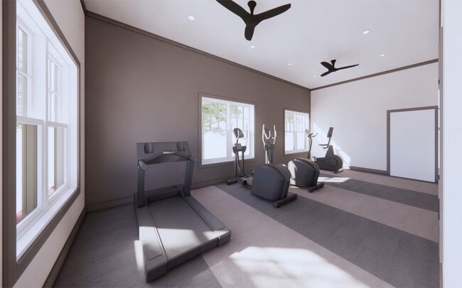 Gimnasio estilo resort que abrirá en 2025. - The Mark