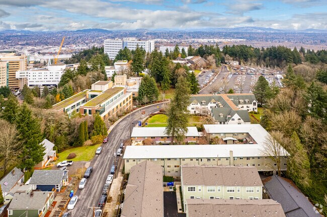Aerial Photo - Marquam Court Apartments