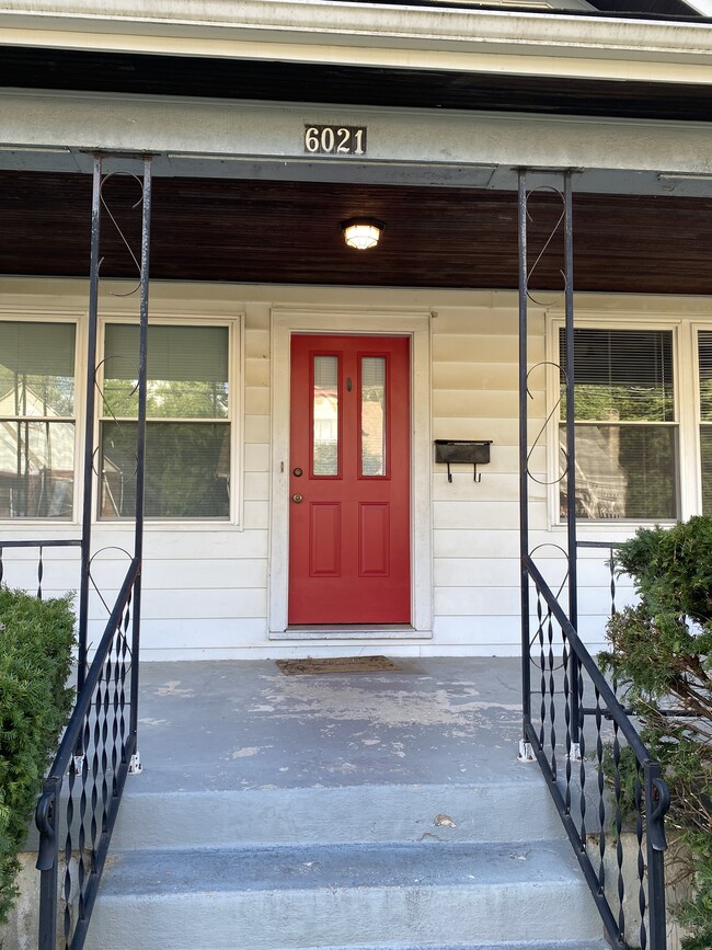 Porch (painted since this picture) - 6021 Hammel Ave