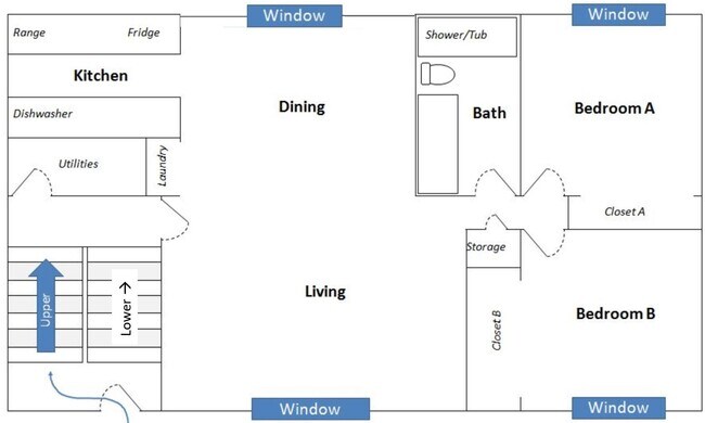 Floor Plan - 6155 S 42nd St