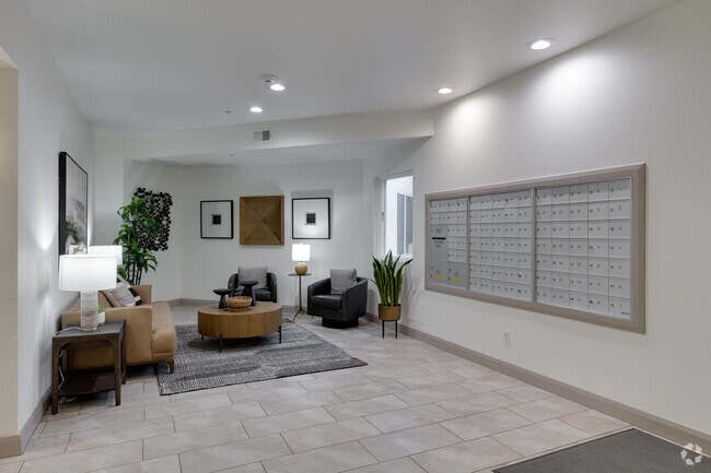 Mailboxes & Seating Area - Granite Creek Apartments