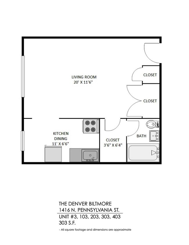 Plano de planta - The Denver Biltmore