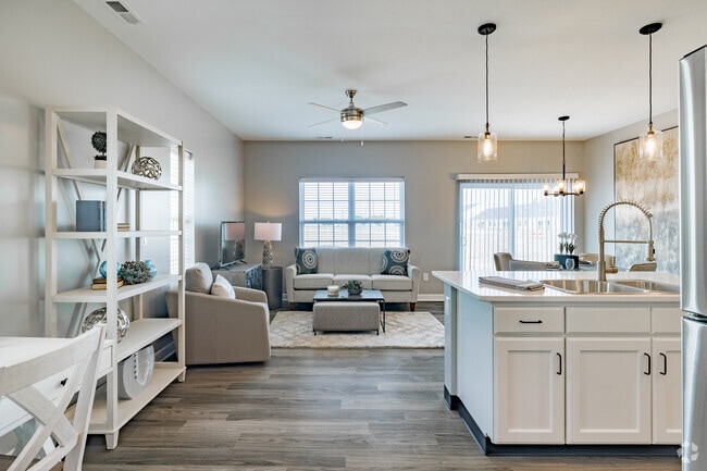 Townhome - 1,408SF - Living Room - The Villas at Sandy Creek