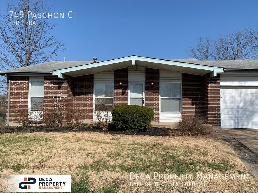 749 Paschon Ct, Florissant, MO 63034 House Rental in Florissant, MO