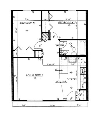 2HAB/1BA - Twin Gables