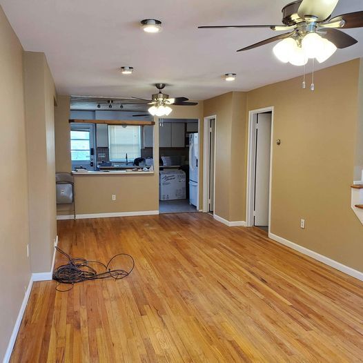 Living room looking towards dining room - 573 S Springfield Ave
