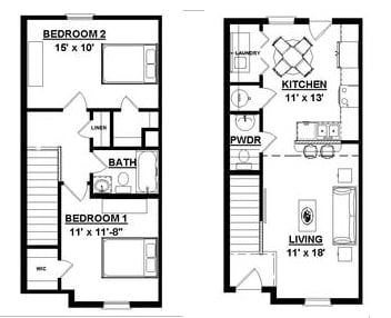 2BR/1.5BA - 1221 Ash Ridge Dr