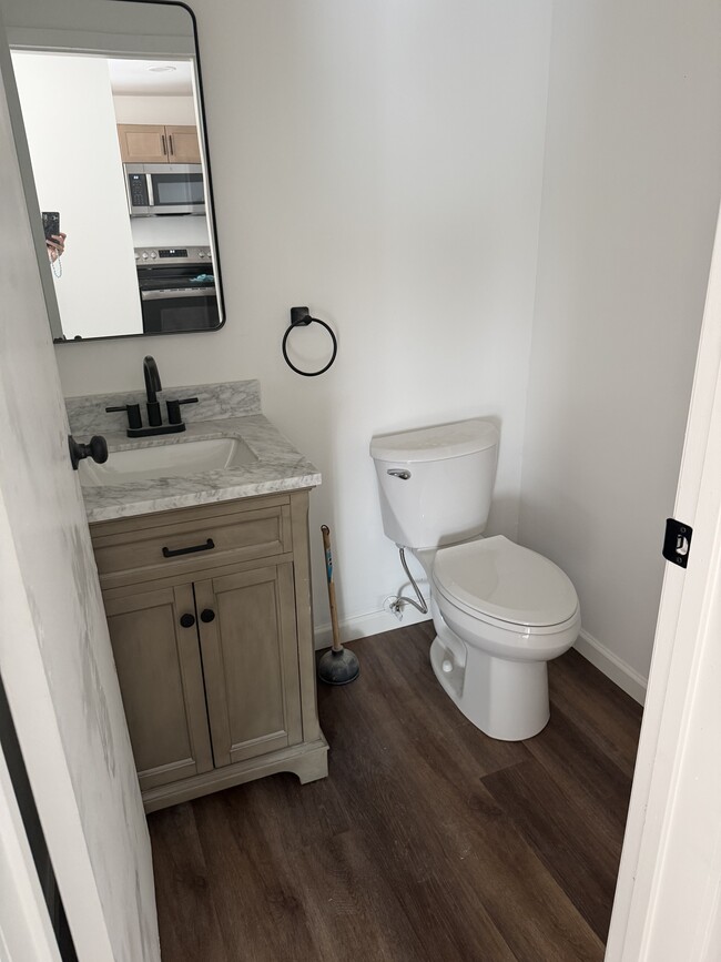 New vanity and toilet - 204 Betty St