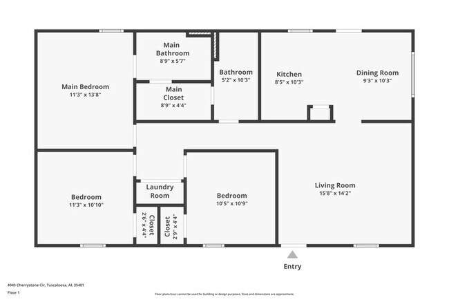Foto del edificio - Lovely 3 Bedroom Home in Tuscaloosa