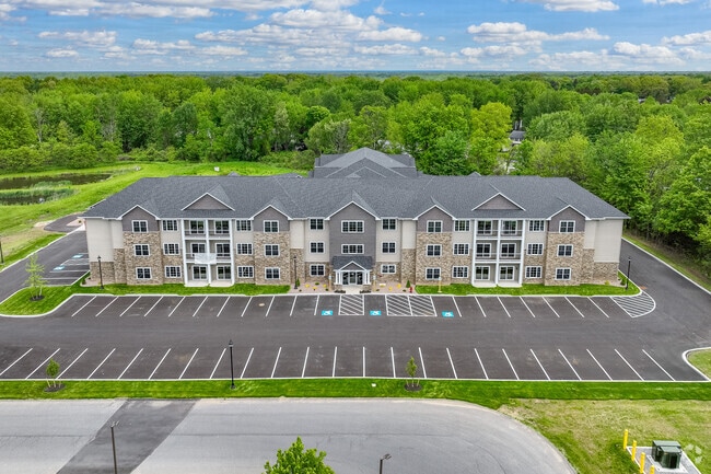 Aerial Photo - Treeline Apartments