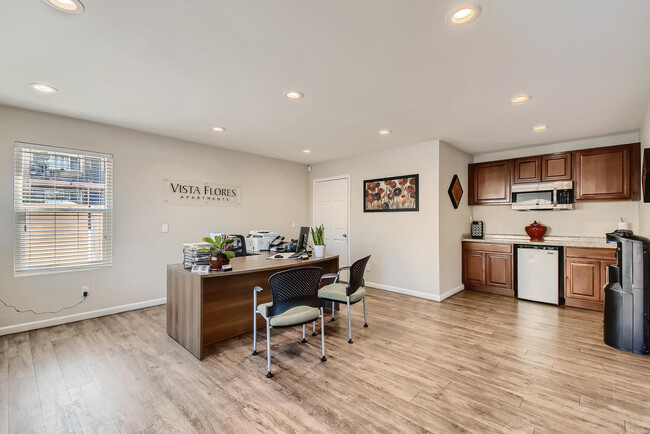 Leasing Office Interior - Vista Flores Apartments