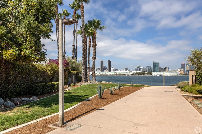 Wide paths wind around the city, perfect for biking and walking.
