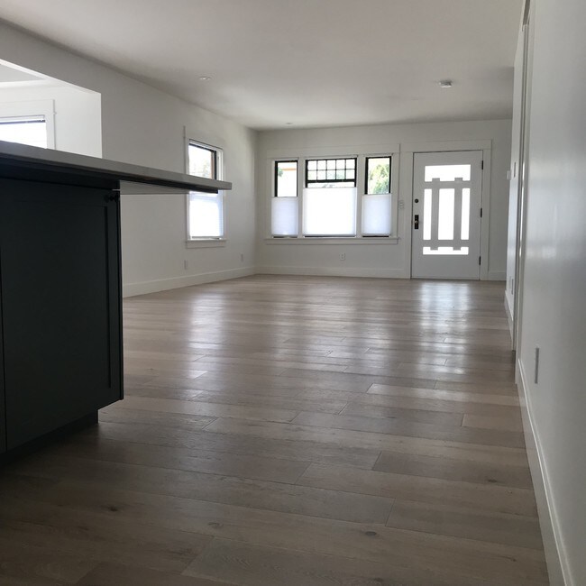 New wire brushed white oak floors - 318 Wisconsin Ave