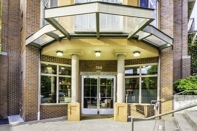 Secure building entrance - 700 E Denny Way