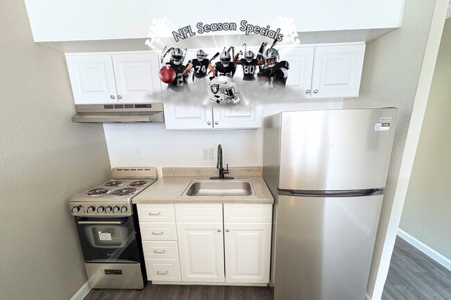 1BR, 1 BTH - Kitchen - Ogden Villas