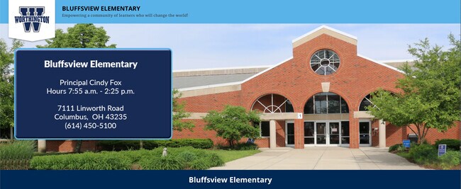 Worthington Schools (one block away from Bluffsview Elementary) - 886 Linworth Road East