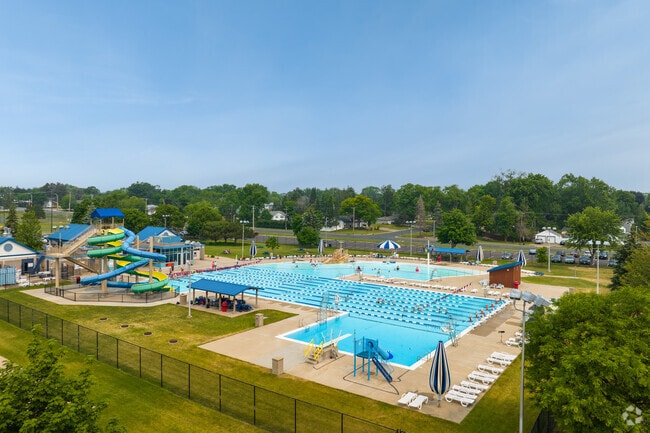 Valley View Playfields also has a swimming pool and water park.