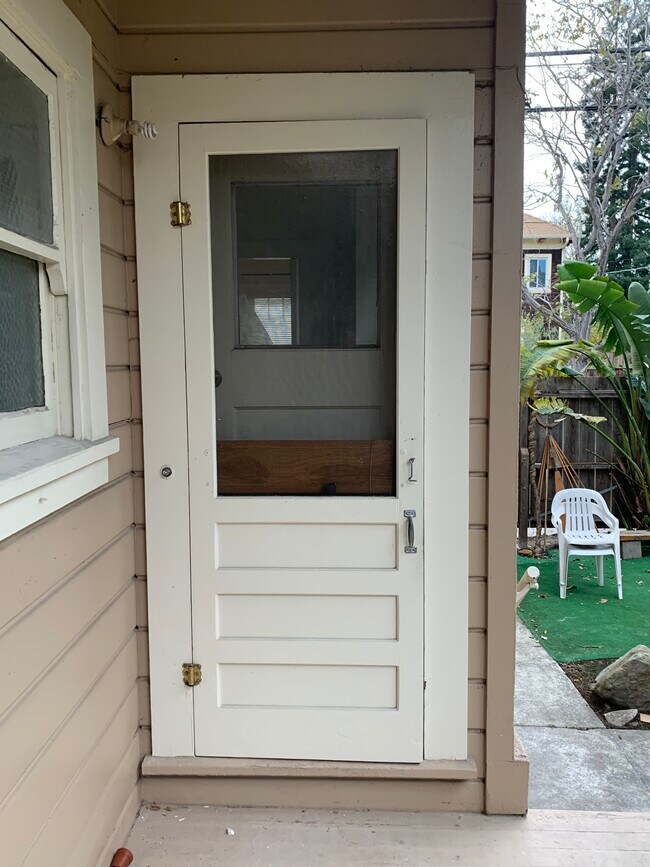 Back door to unit - 2201 Prince St