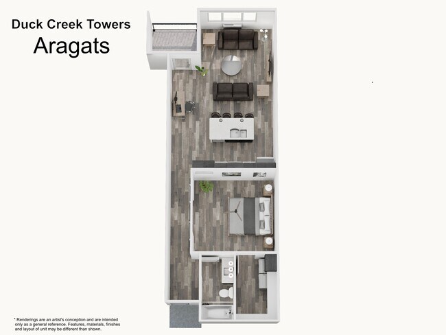 Plano de planta - Casa II Apartments