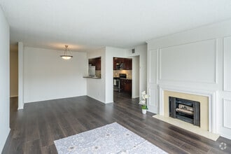 3BR, 2BA - Deauville - 1,300SF - Dining Room and Living Room - Versailles on the Lake Apartments