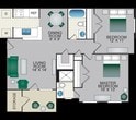 2 Bedroom 2 Bath