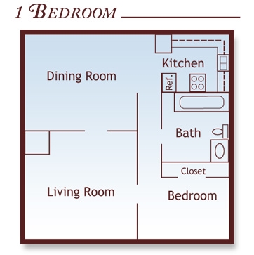 Plano de planta - Northgate Arms Apartments