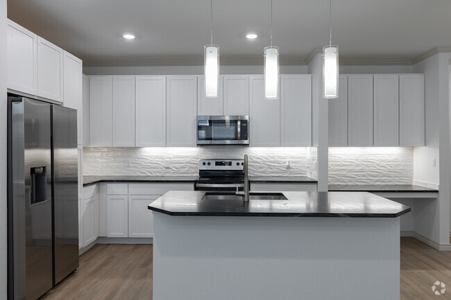 Cocina con isla - Oak Ridge Apartments