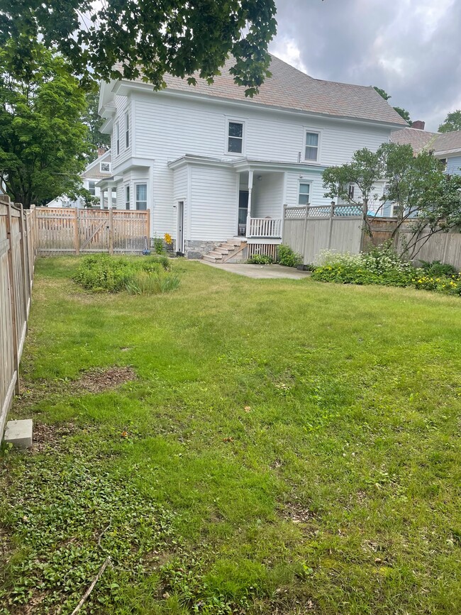 porch, patio and perennials - 36 Harrison Ave