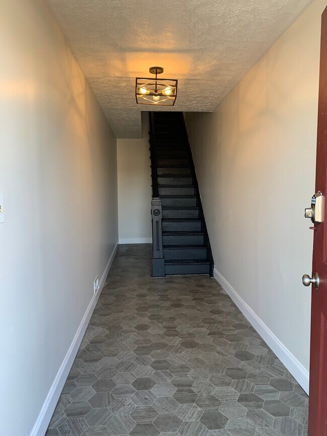 Large Foyer and Original Staircase - 3210 Jane St