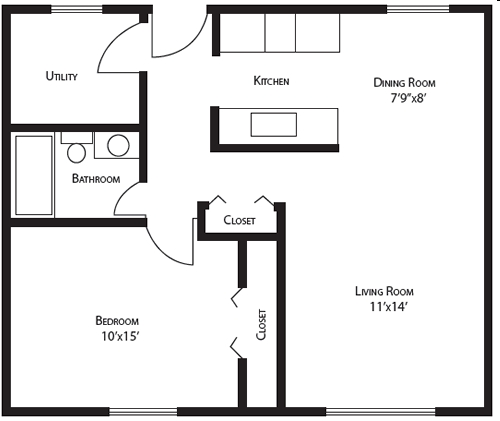 1HAB/1BA - Hickory Hollow Cooperative