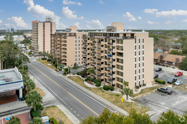 Aerial wide view. - Ocean View Towers