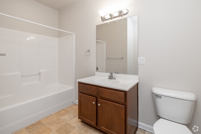 2BR, 2BA - 1,117SF Bathroom - Parkside Trace Apartments