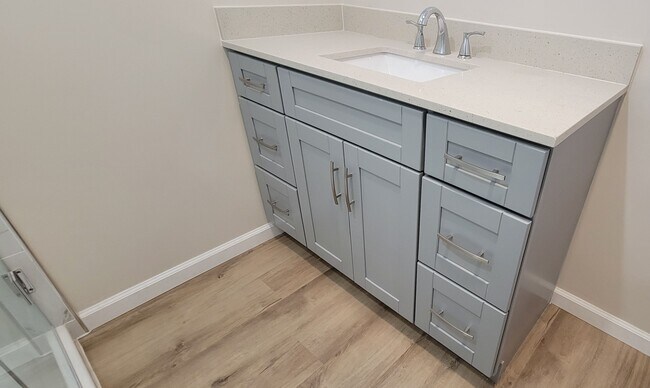 NEW bathroom vanity, sink aand faucet - 512 S Flower St
