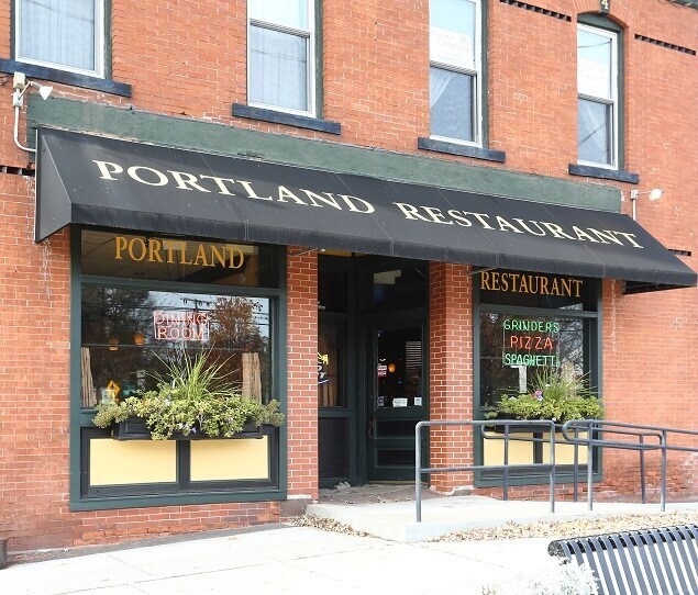 Portland Restaurant is located on Main Street