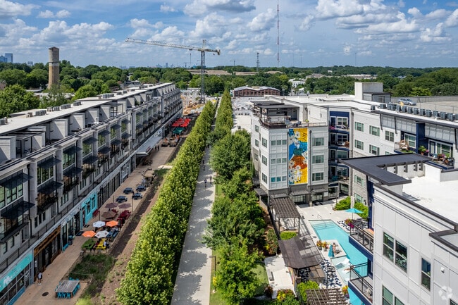 The Beltline for Atlanta is north of Edgewood Ave. in Inman Park.