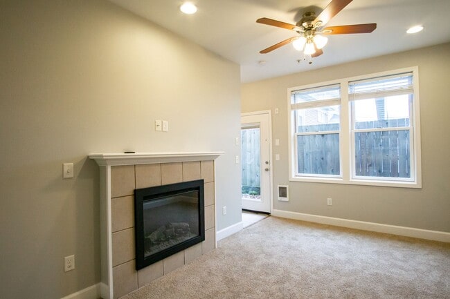 Photo - Contemporary Townhouse w Electric Fireplace, DW, & Juliette Balcony!