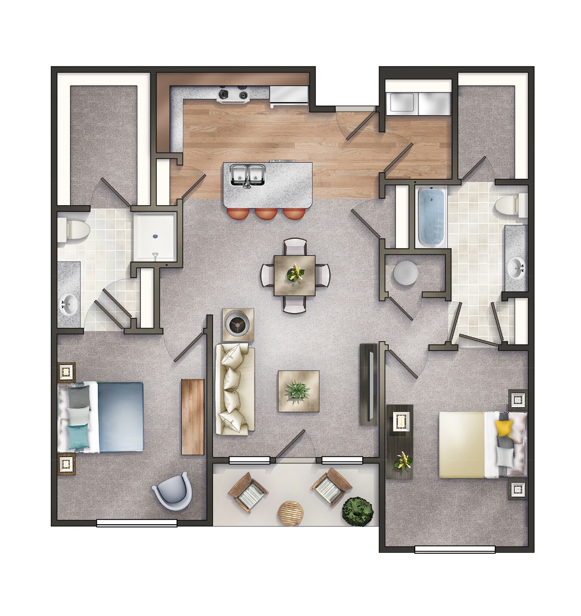 Traditions at Royalton Place - Seniors 55+ – 2 Bedroom Craftsman Premier