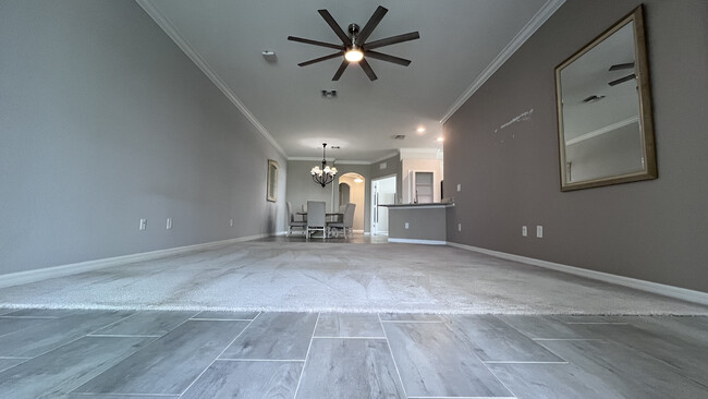 Open Concept Living Room to Dining Room - 17661 Woodland Ct